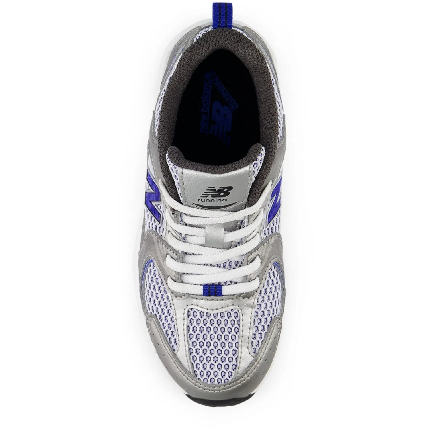 New Balance Dark Silver Metallic New Balance 530 Kids Bungee Lace Babykids_New-Balance