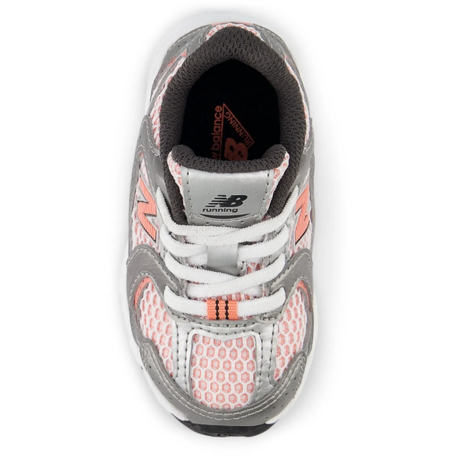 New Balance Dark Silver Metallic New Balance 530 Kids Bungee Lace Babykids_New-Balance