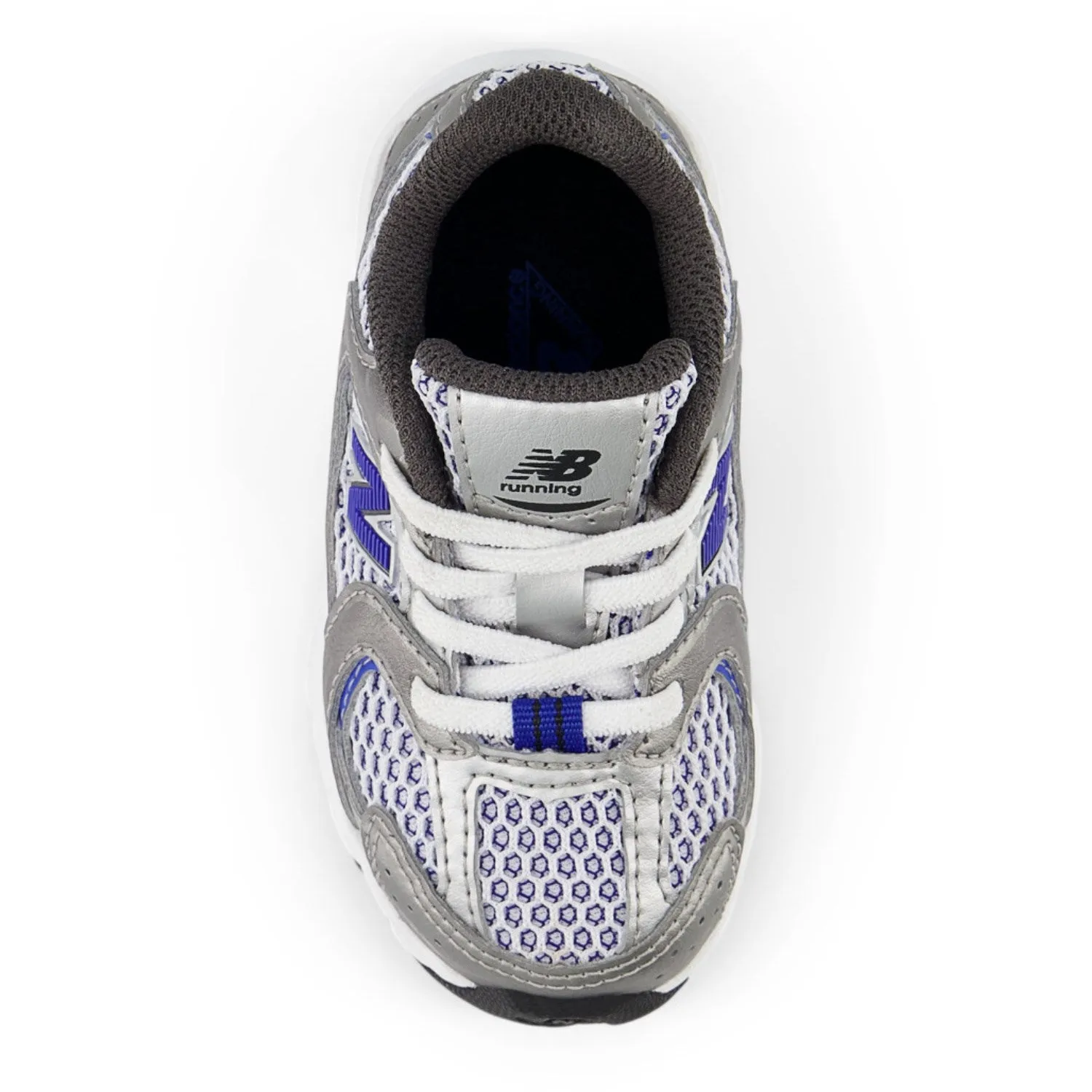 New Balance Dark Silver Metallic New Balance 530 Kids Bungee Lace Babykids_New-Balance