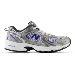 New Balance Dark Silver Metallic New Balance 530 Kids Bungee Lace Babykids_New-Balance