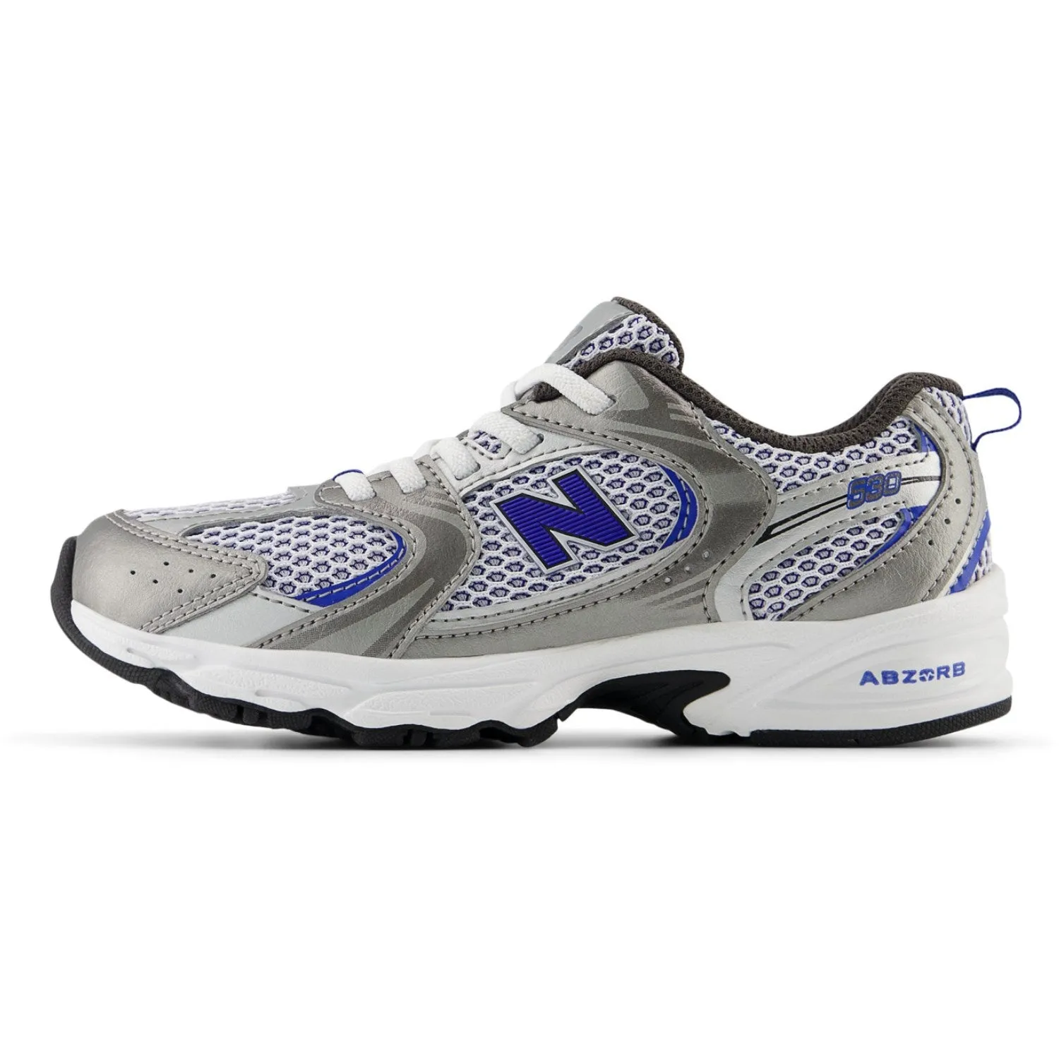 New Balance Dark Silver Metallic New Balance 530 Kids Bungee Lace Babykids_New-Balance