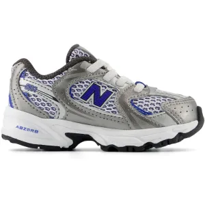 New Balance Dark Silver Metallic New Balance 530 Kids Bungee Lace Babykids_New-Balance