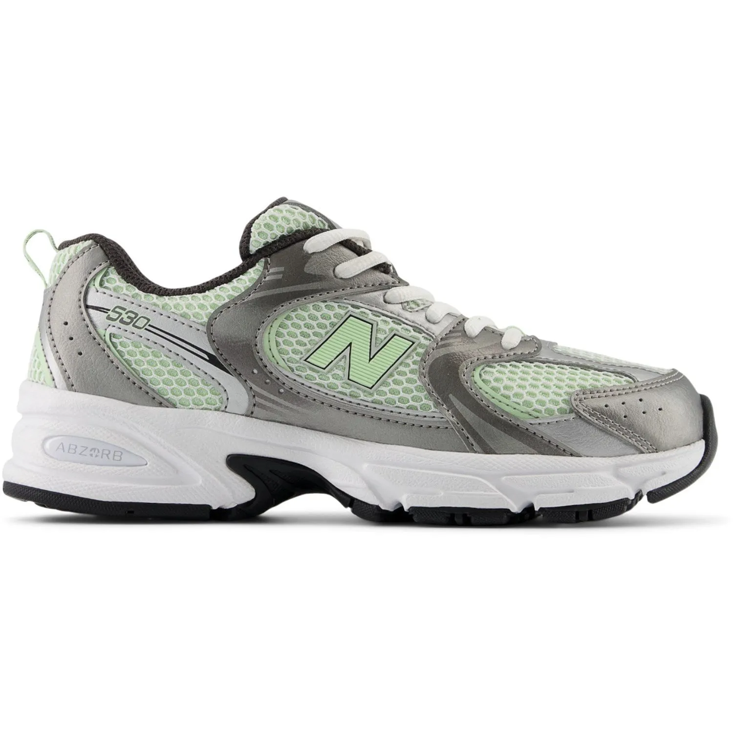 New Balance Dark Silver Metallic New Balance 530 Kids Lace Babykids_New-Balance