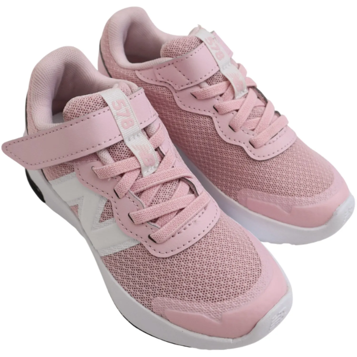 New Balance Rose Sugar New Balance FreshFoam 578 Kids Bungee Lace With Top Strap Babykids_New-Balance