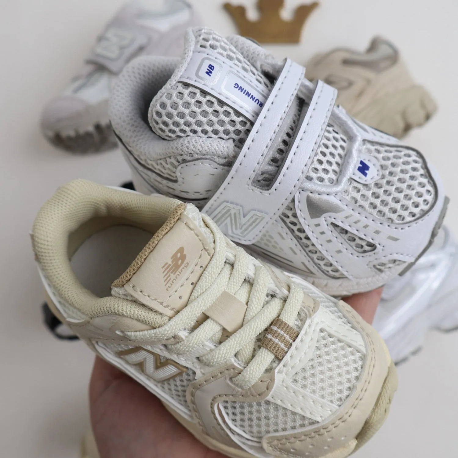 New Balance White New Balance 1906 Kids Hook & Loop Babykids_New-Balance