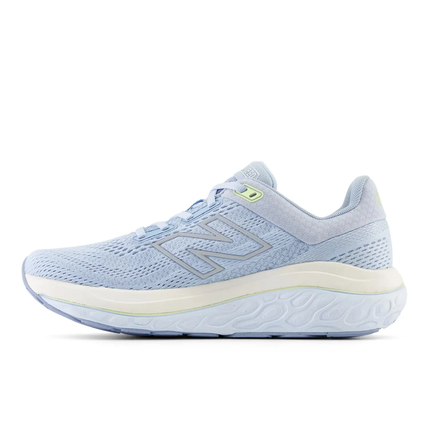 New Balance Womens 860D14- Light Chrome Blue/Limelight (W860D14) New Balance