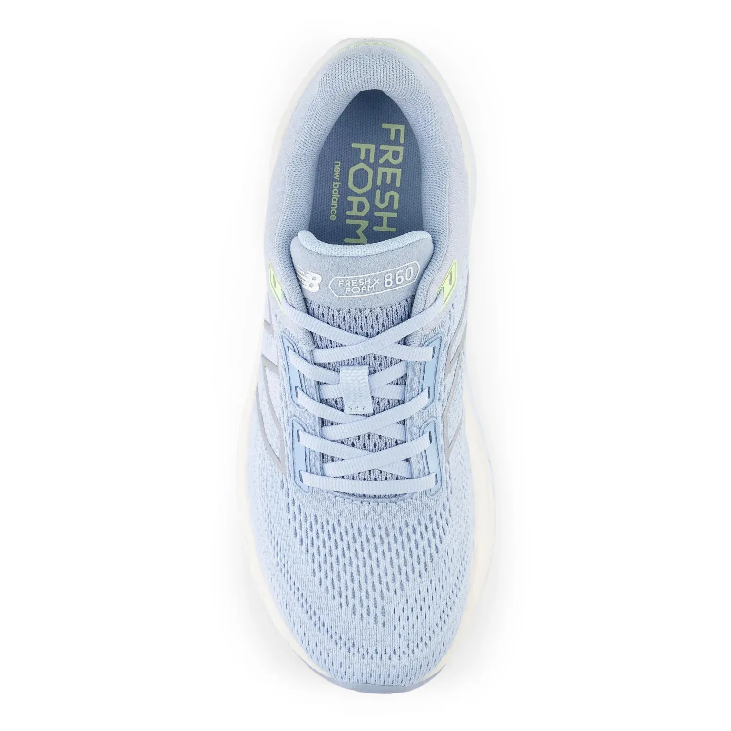 New Balance Womens 860D14- Light Chrome Blue/Limelight (W860D14) New Balance
