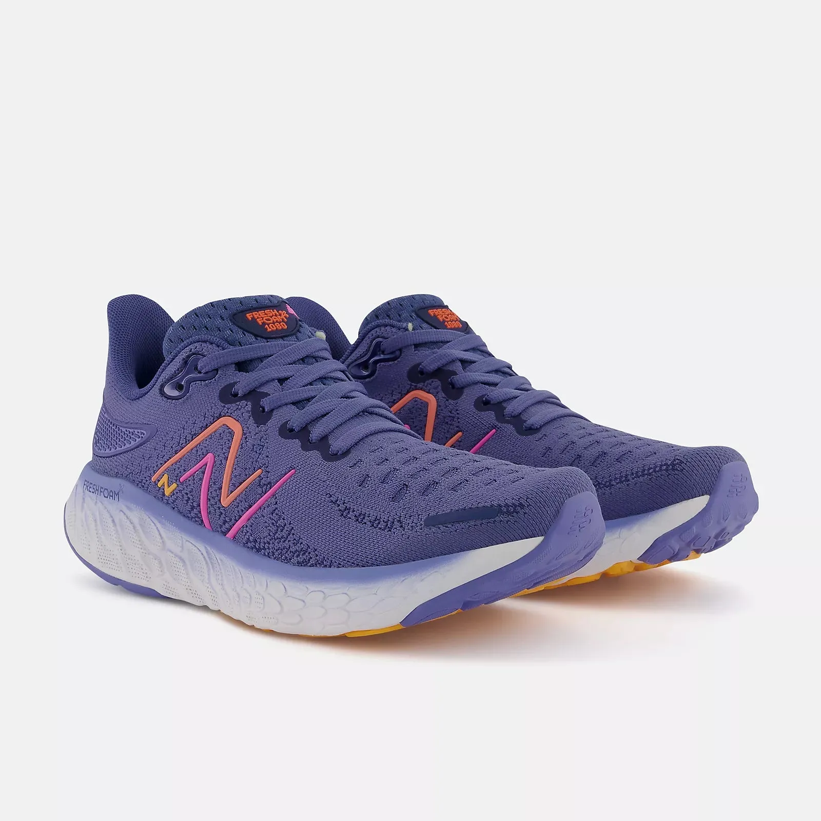 New Balance Womens X1080v12- Night Sky/Orange/Pink (W1080L12) New Balance