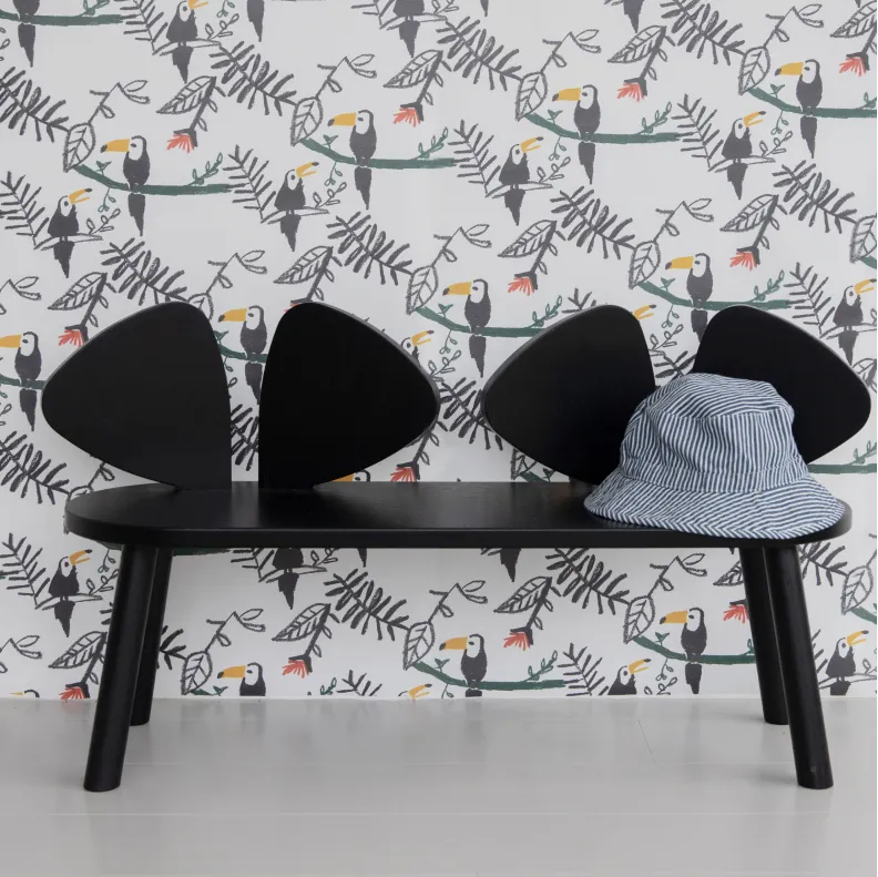 Nofred Kids Mouse Bench - Black