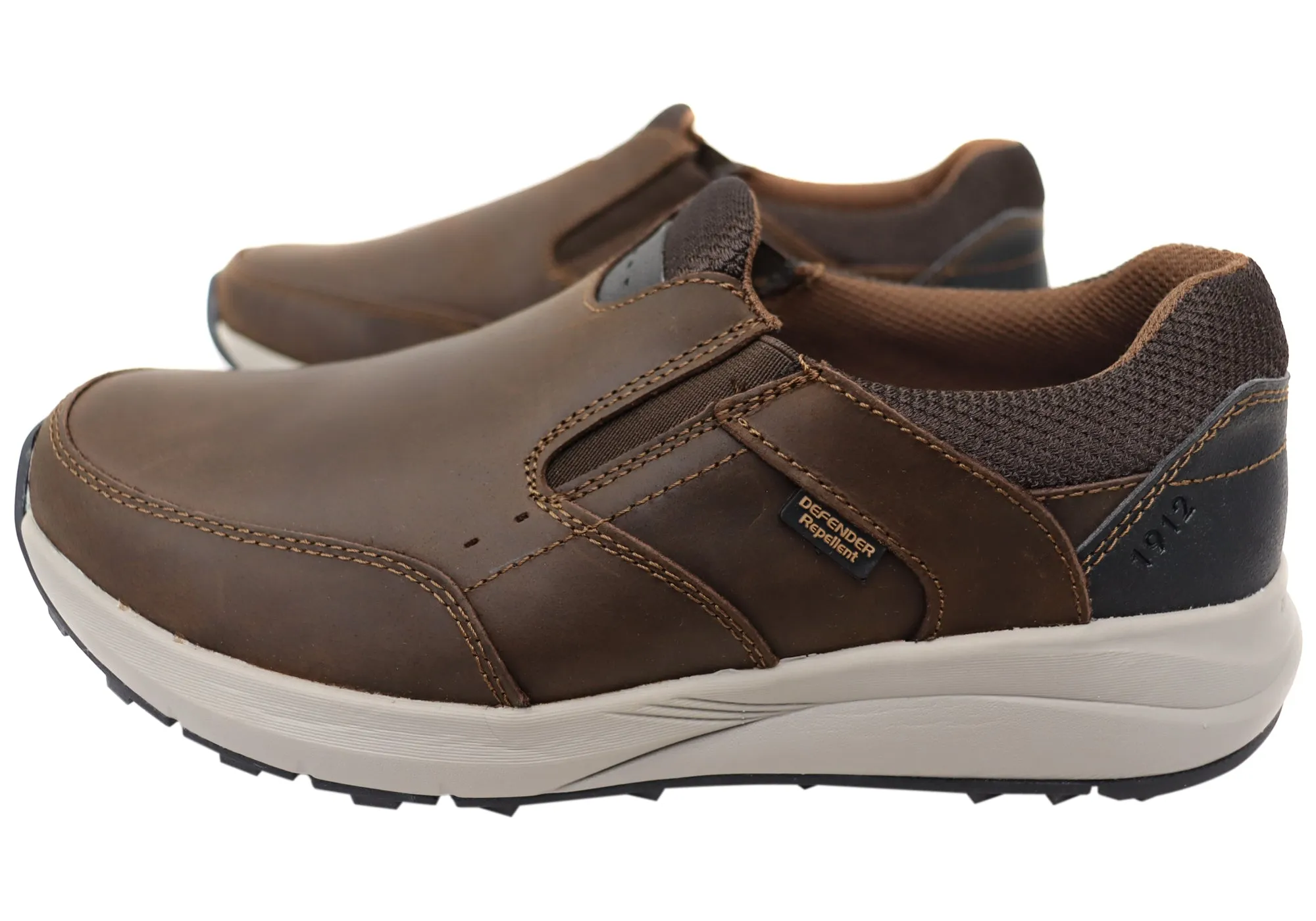 Nunn Bush By Florsheim Mens Excursion Slip EE Extra Wide Leather Shoes Florsheim Shoes