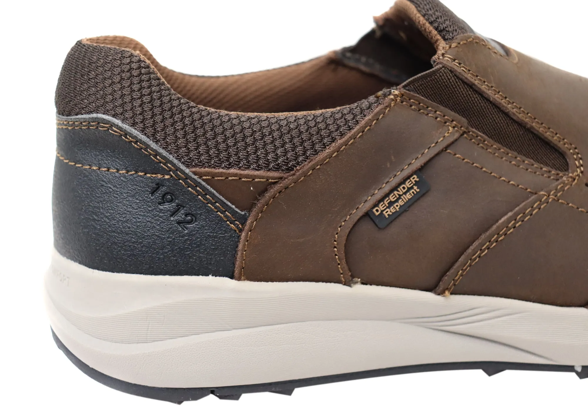 Nunn Bush By Florsheim Mens Excursion Slip EE Extra Wide Leather Shoes Florsheim Shoes