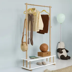 Oliver Furniture Camp Clothes Rail - White/Oak
