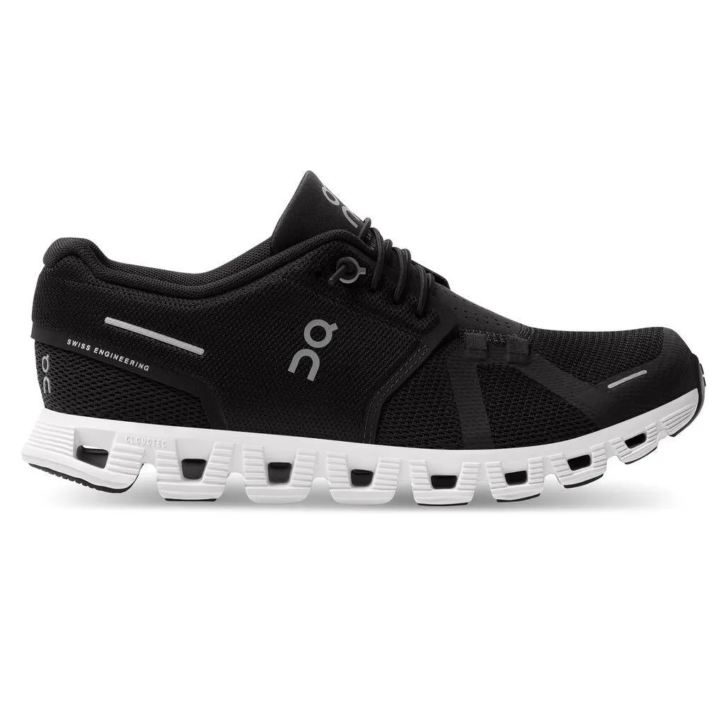 On Womens Cloud 5 - Black/White (59.98904) On