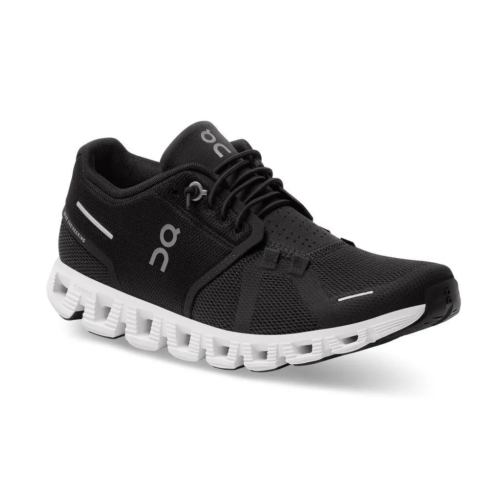 On Womens Cloud 5 - Black/White (59.98904) On