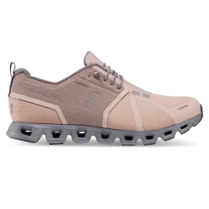 On Womens Cloud 5 Waterproof - Rose/Fossil (59.98527) On
