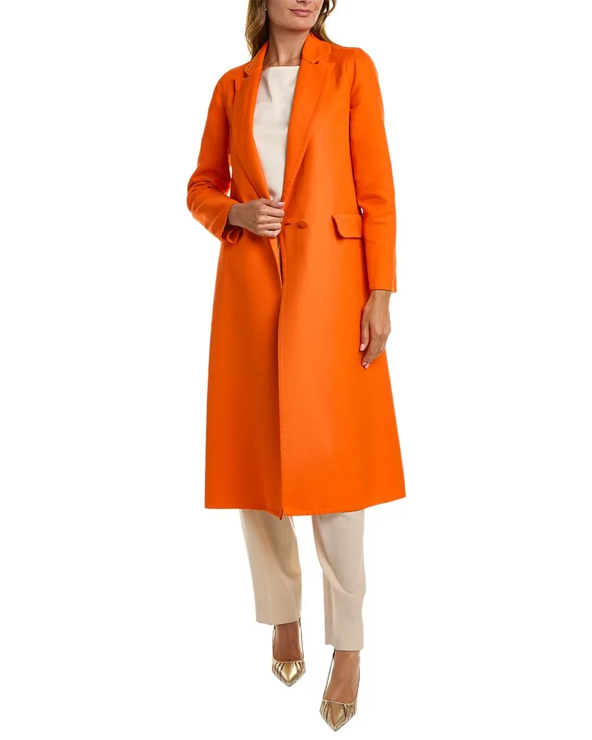 Oscar de la Renta Twill Coat