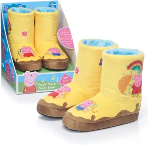 Peppa Pig Toys WOW! STUFF Peppa Pig Toys Muddy Puddle Boots with Sounds | Interactive Wearable