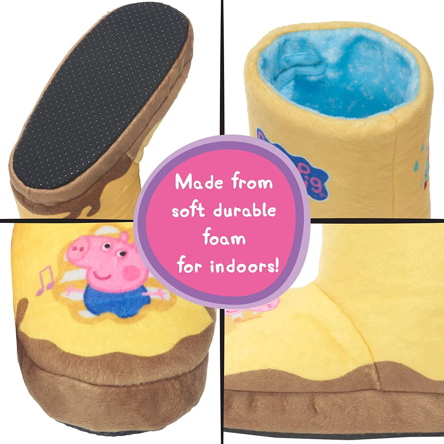 Peppa Pig Toys WOW! STUFF Peppa Pig Toys Muddy Puddle Boots with Sounds | Interactive Wearable