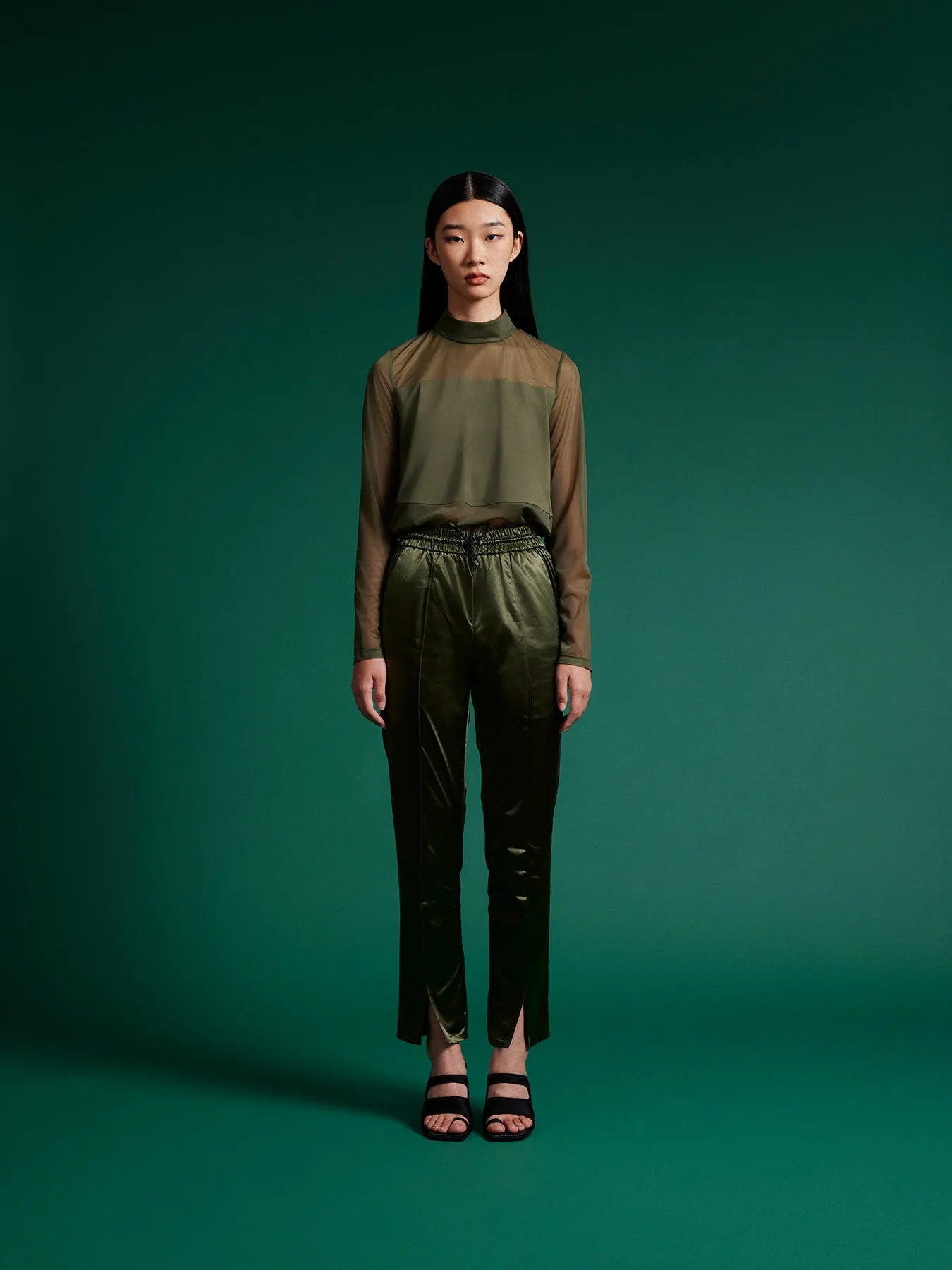 Phoenix Front Slit Jogger Pants