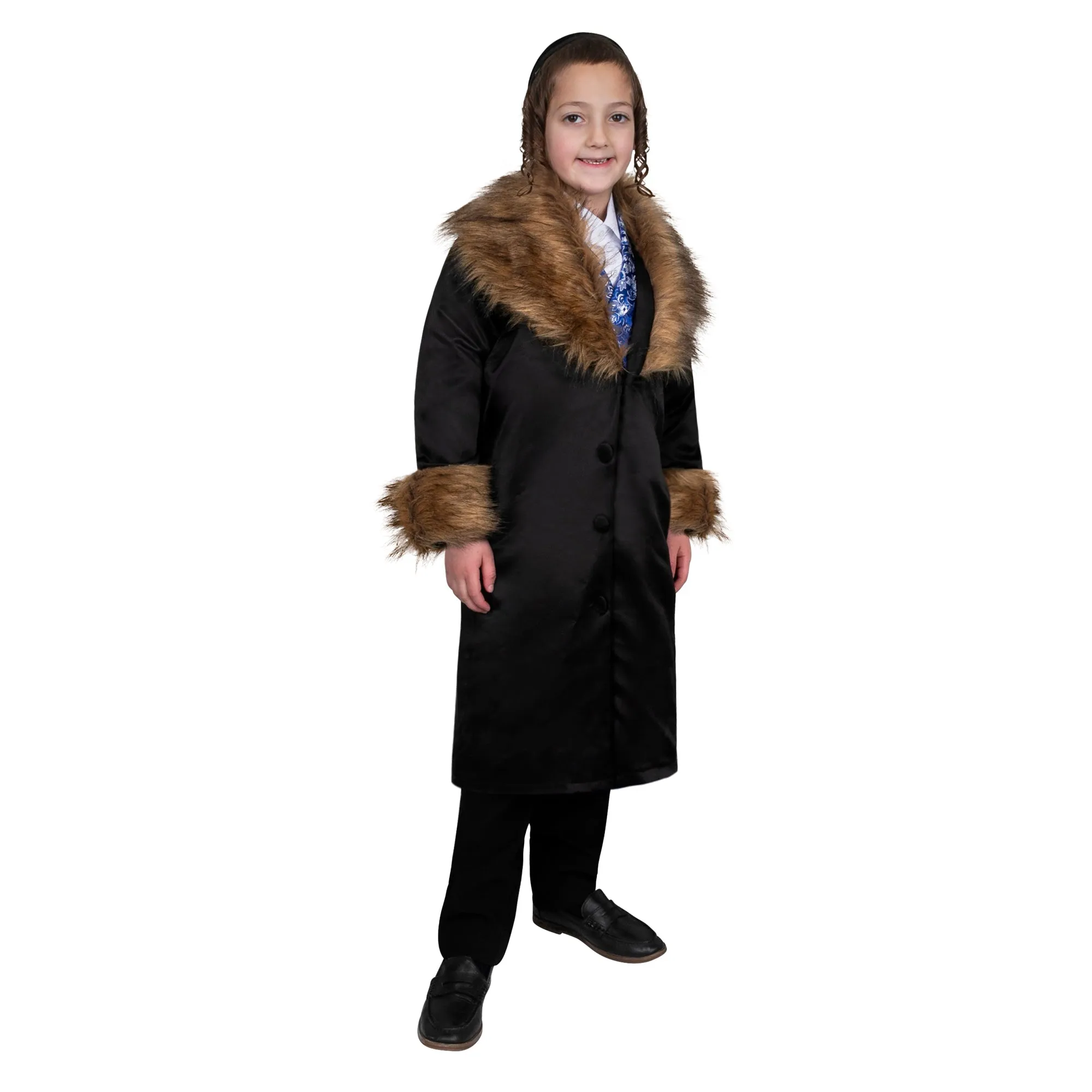 Rabbi Coat With Fur - Kids Babykids_Dress-Up-America