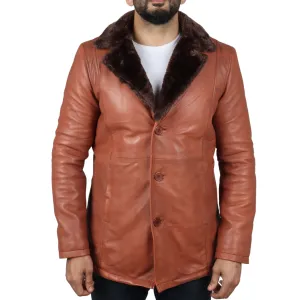 Real Leather Fur Lining Coat