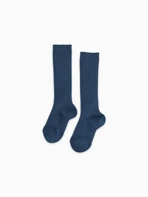 ribbed knee high socks