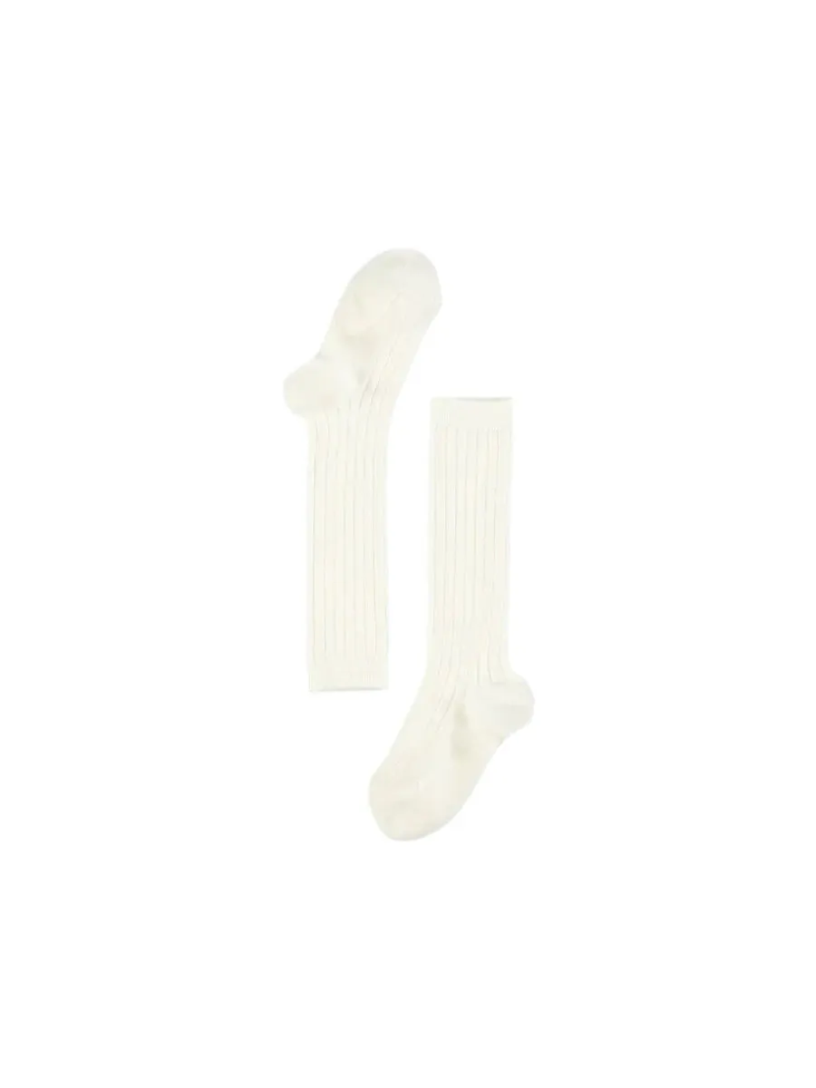 ribbed knee high socks