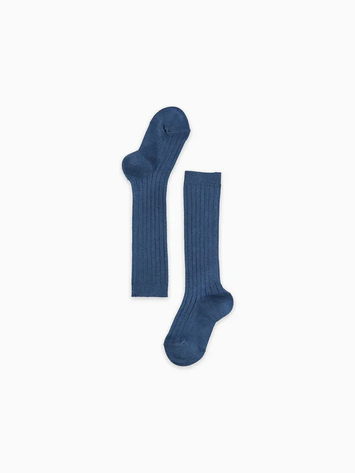 ribbed knee high socks