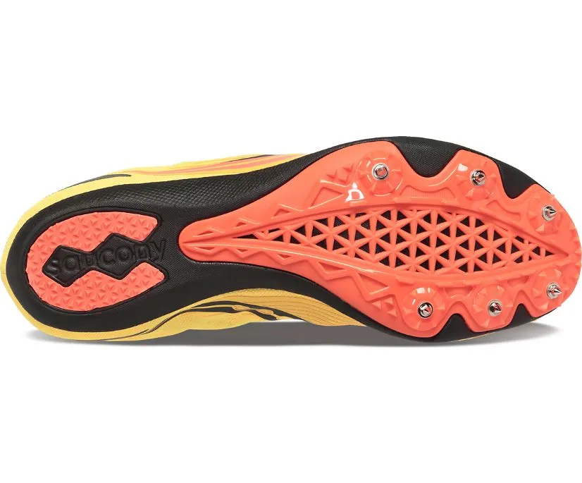 Saucony Mens Ballista MD- VIZIGLD/VIZIRED (S29071-16) Saucony