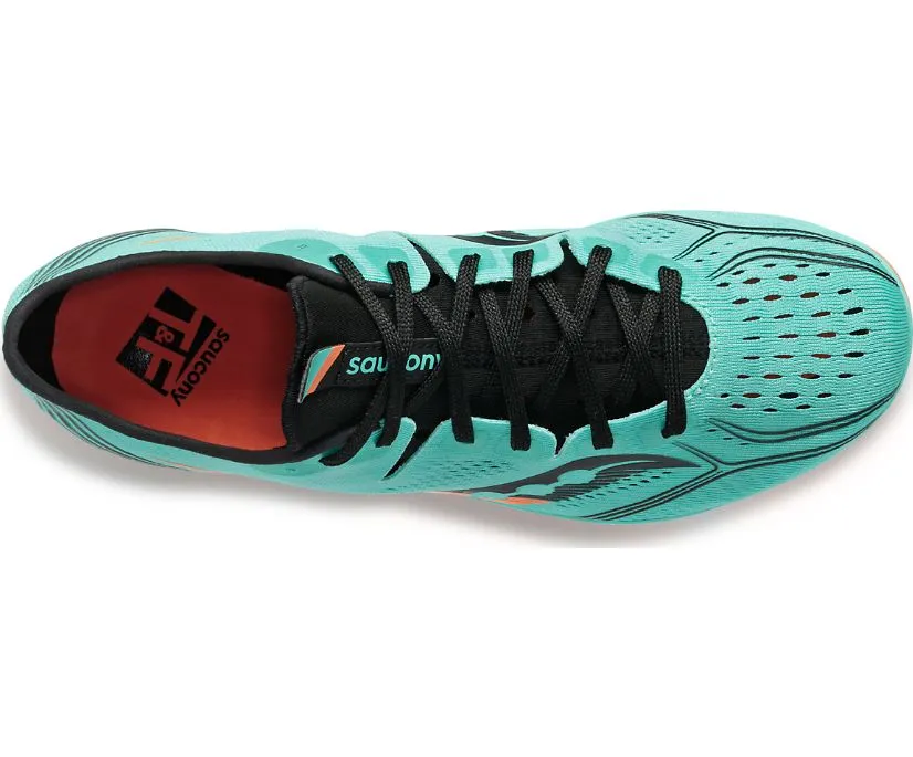 Saucony Womens Endorphin 3 Spike- Cool Mint/Black (S19070-26) Saucony