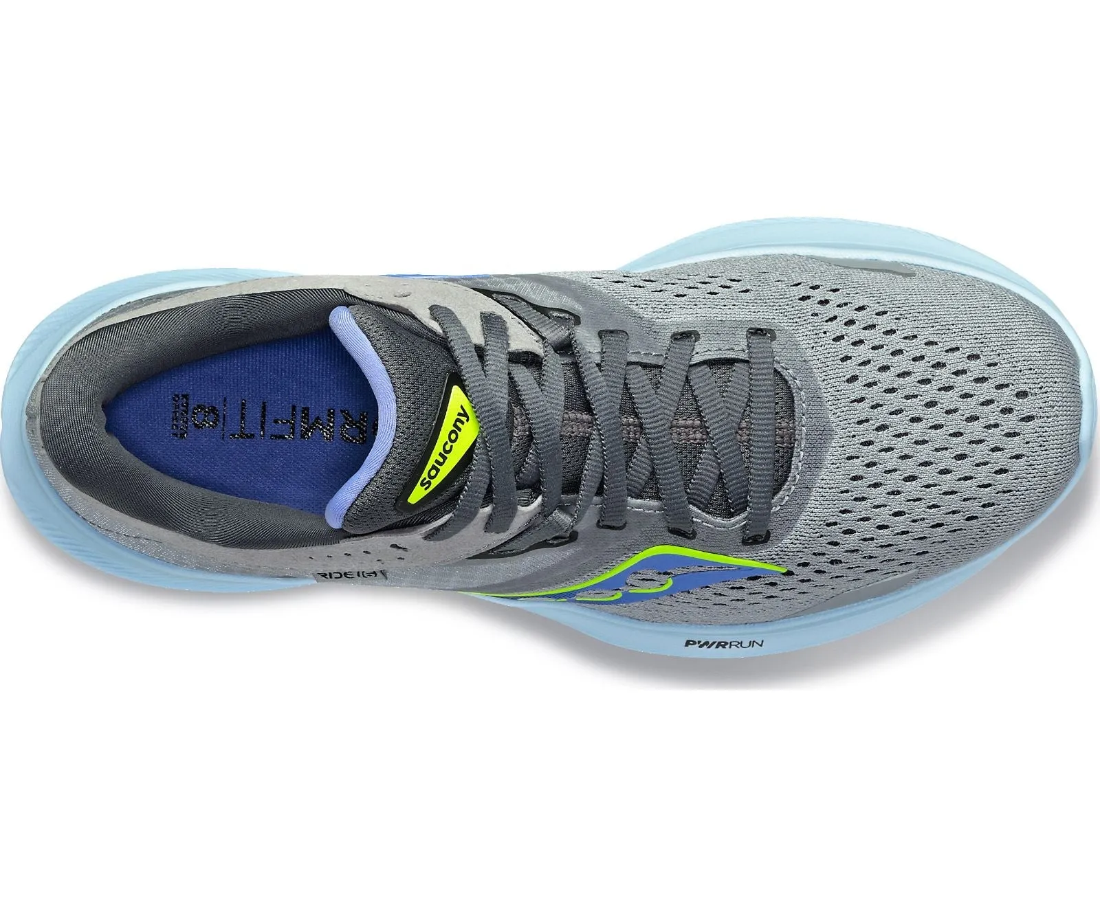 Saucony Women's Ride 16 Wide- Fossil/Pool (S10831-15) Saucony
