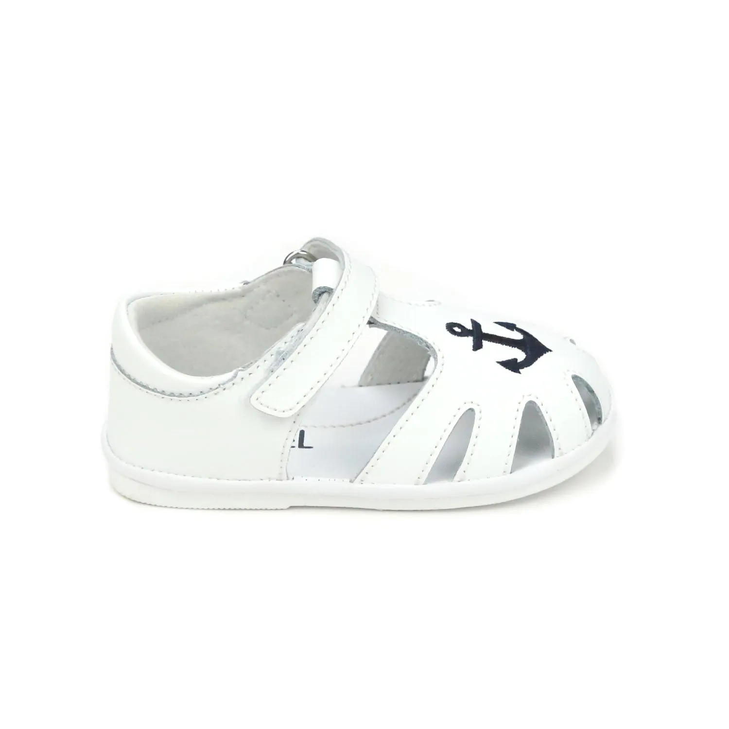 Sawyer Nautical Caged Leather Sandal - Babies & Toddlers Babykids_Angel