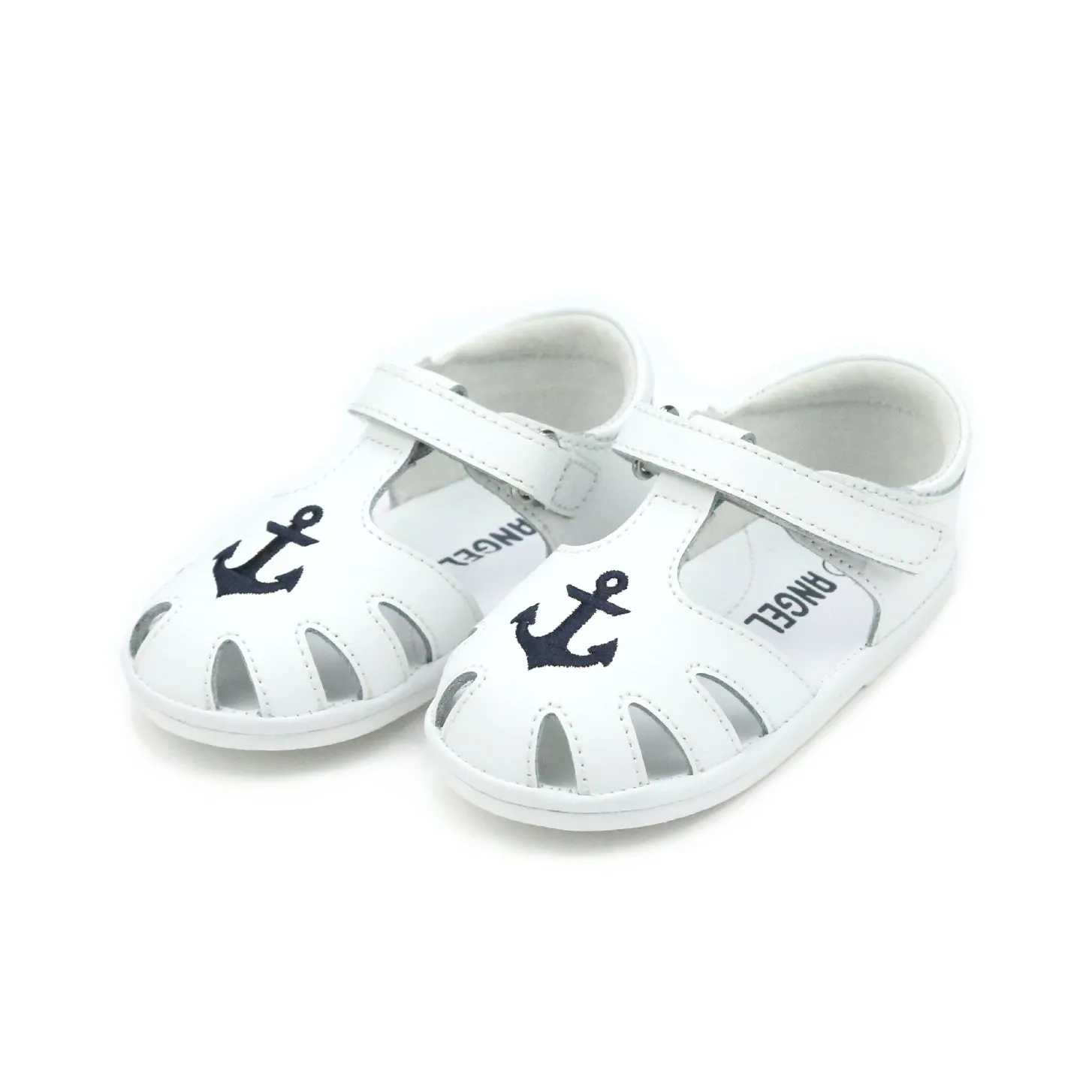 Sawyer Nautical Caged Leather Sandal - Babies & Toddlers Babykids_Angel