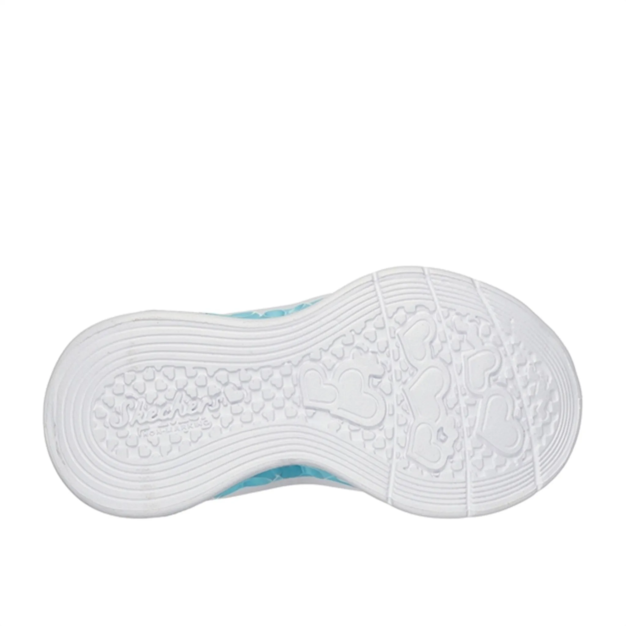 Skechers Flutter Heart Lights Sneakers White Multicolor Babykids_Skechers