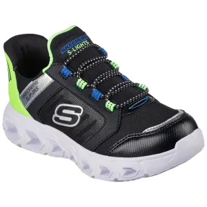 Skechers Hypno-Flash 2.0 Sneakers Black Lime Babykids_Skechers