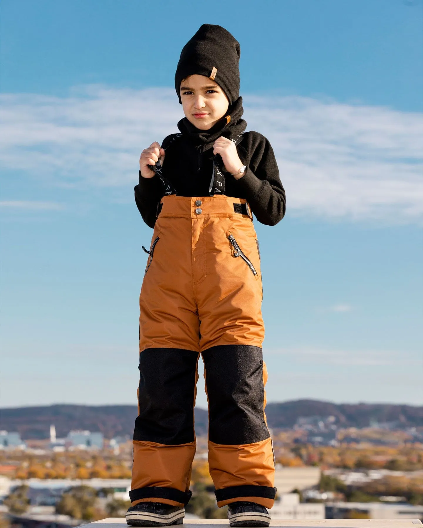 Snow Pants Mocha Babykids_Deux-Par-Deux