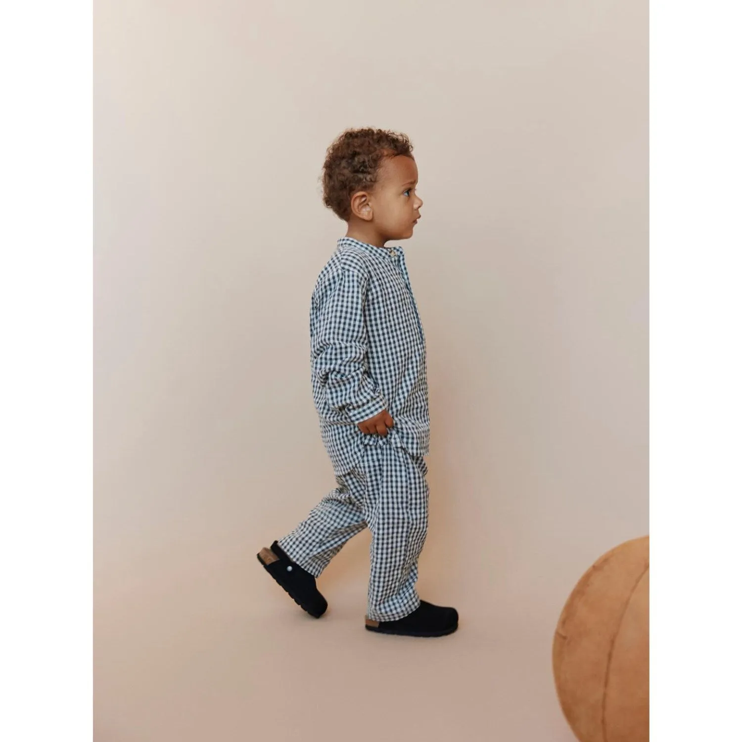 Sofie Schnoor Grey Check Trousers Babykids_Sofie-Schnoor