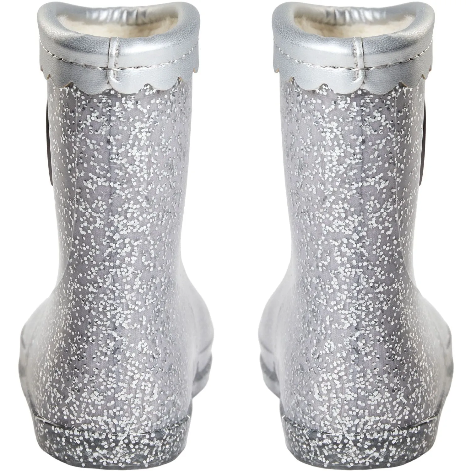 Sofie Schnoor Silver Rubber Boots Babykids_Sofie-Schnoor