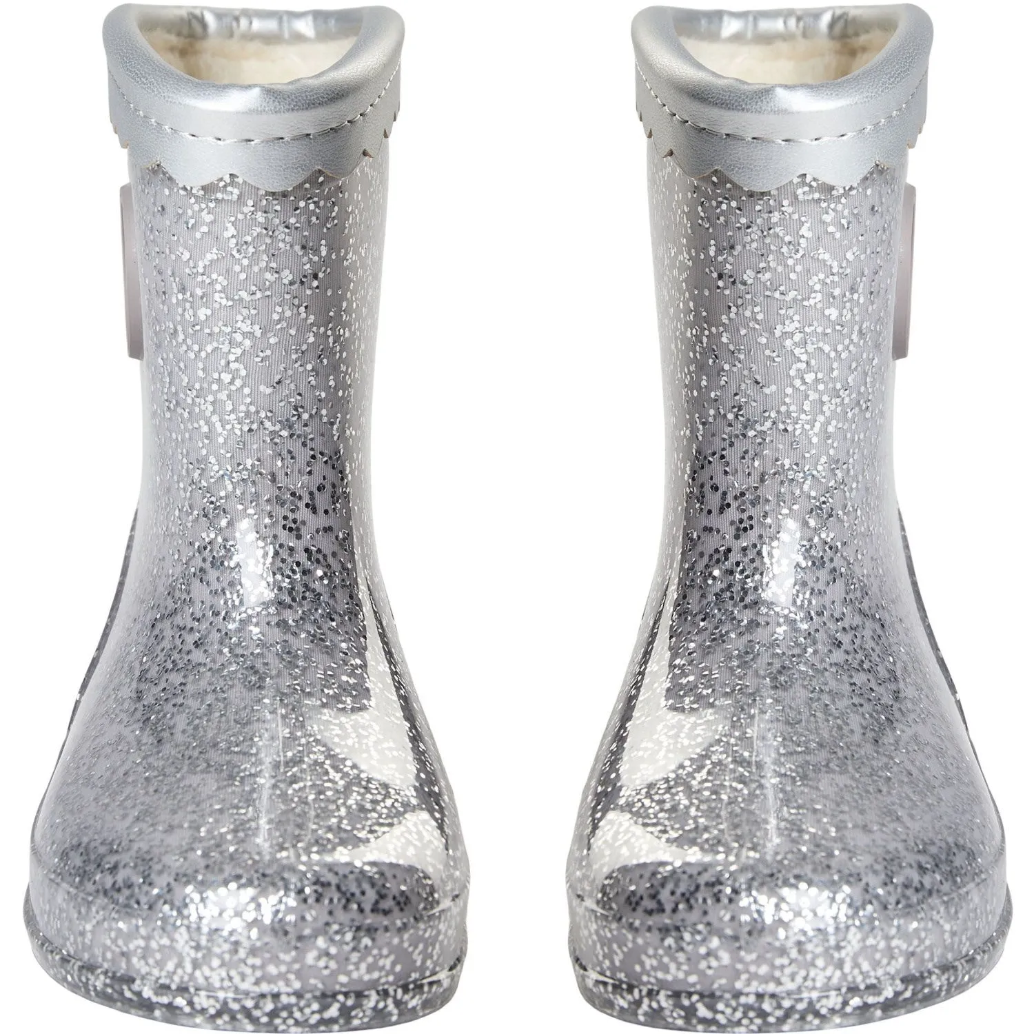 Sofie Schnoor Silver Rubber Boots Babykids_Sofie-Schnoor