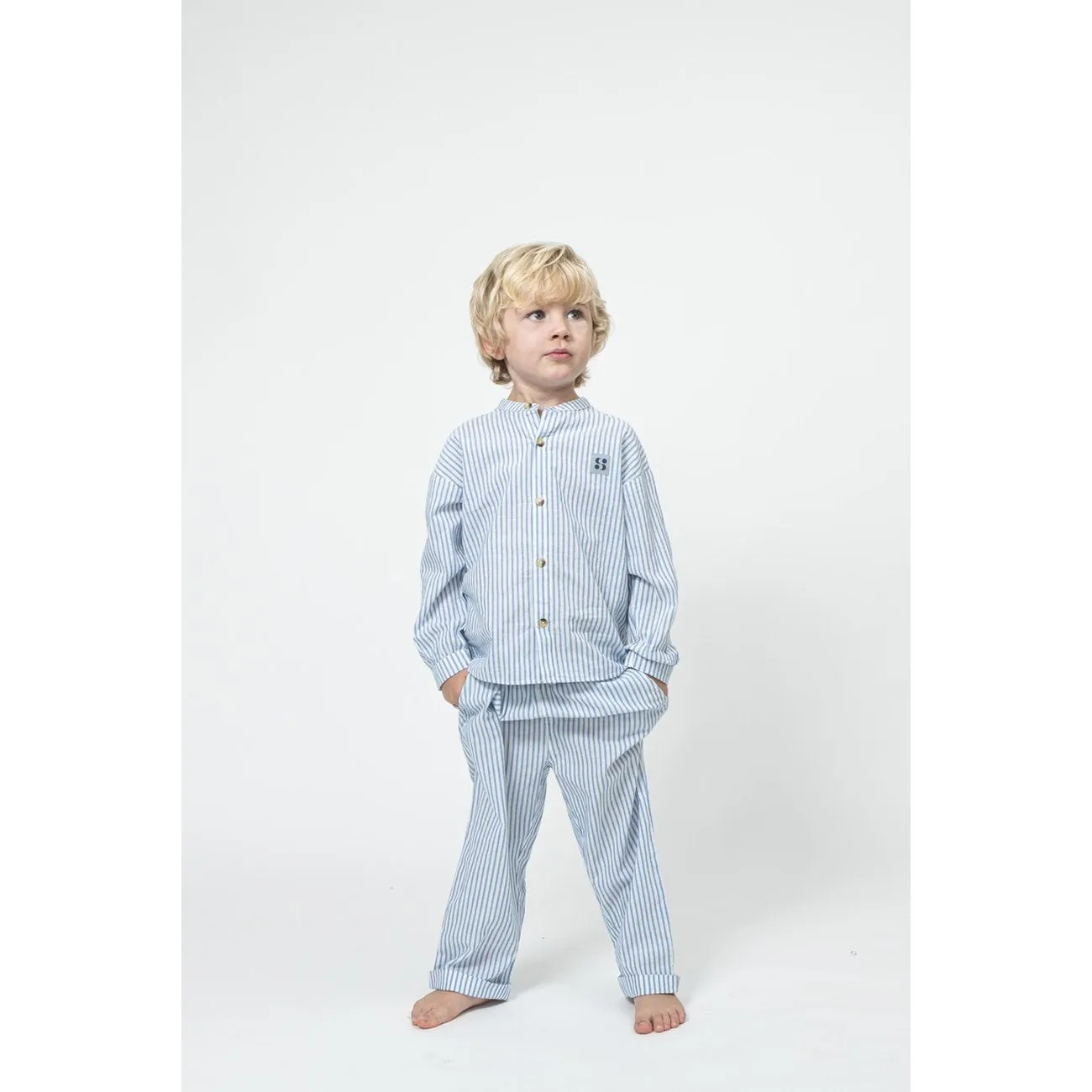 Sofie Schnoor Stripe Cotton Trousers Babykids_Sofie-Schnoor