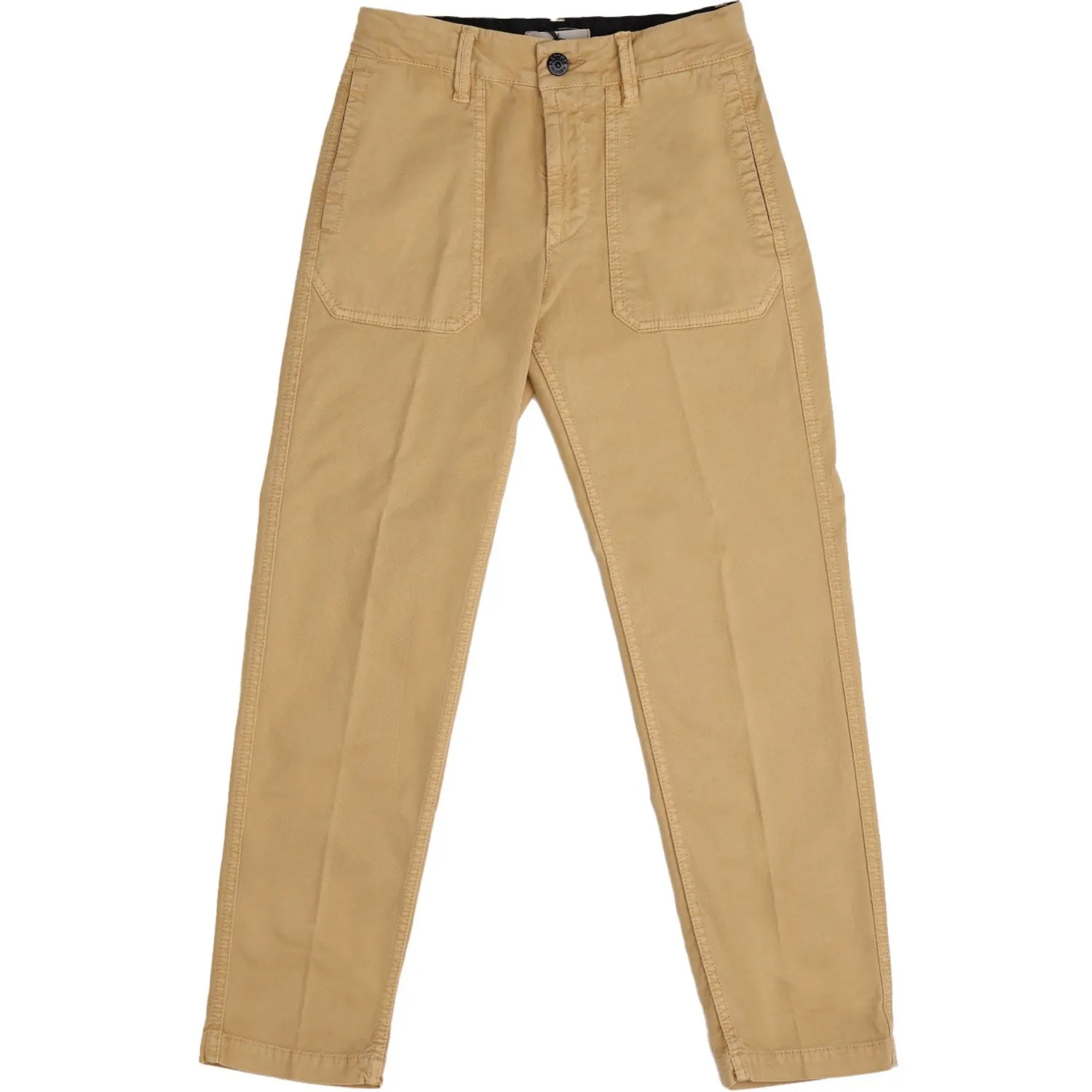 Stone Island Natural Beige Pants Babykids_Stone-Island