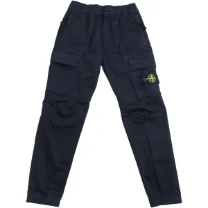 Stone Island Navy Blue Trousers Babykids_Stone-Island