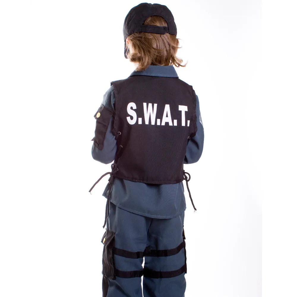 S.w.a.t. Police Officer Costume - Kids Babykids_Dress-Up-America