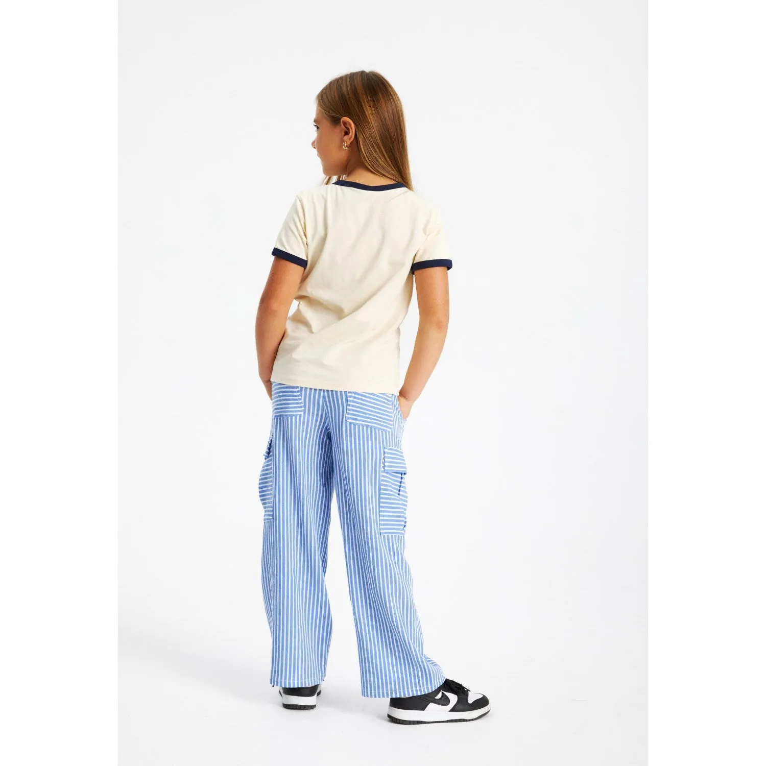 The New China Blue Laila Cargo Pants Babykids_The-New
