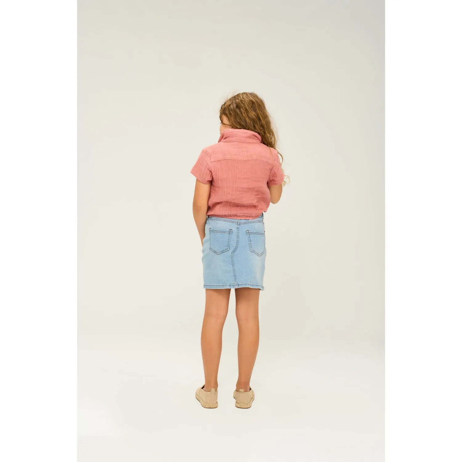 The New Light Blue Denim Oda Denim Skirt Babykids_The-New