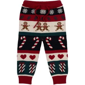 THE NEW Siblings Multi Colour Holiday Jacquard Pants Babykids_The-New-Siblings