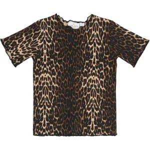 THE NEW Siblings Oxford Tan AOP Ellie Rib T-Shirt Babykids_The-New-Siblings