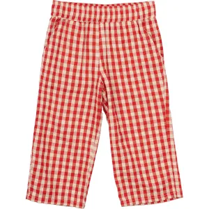THE NEW Siblings Poppy Red Check Nelly Loose Pants Babykids_The-New-Siblings