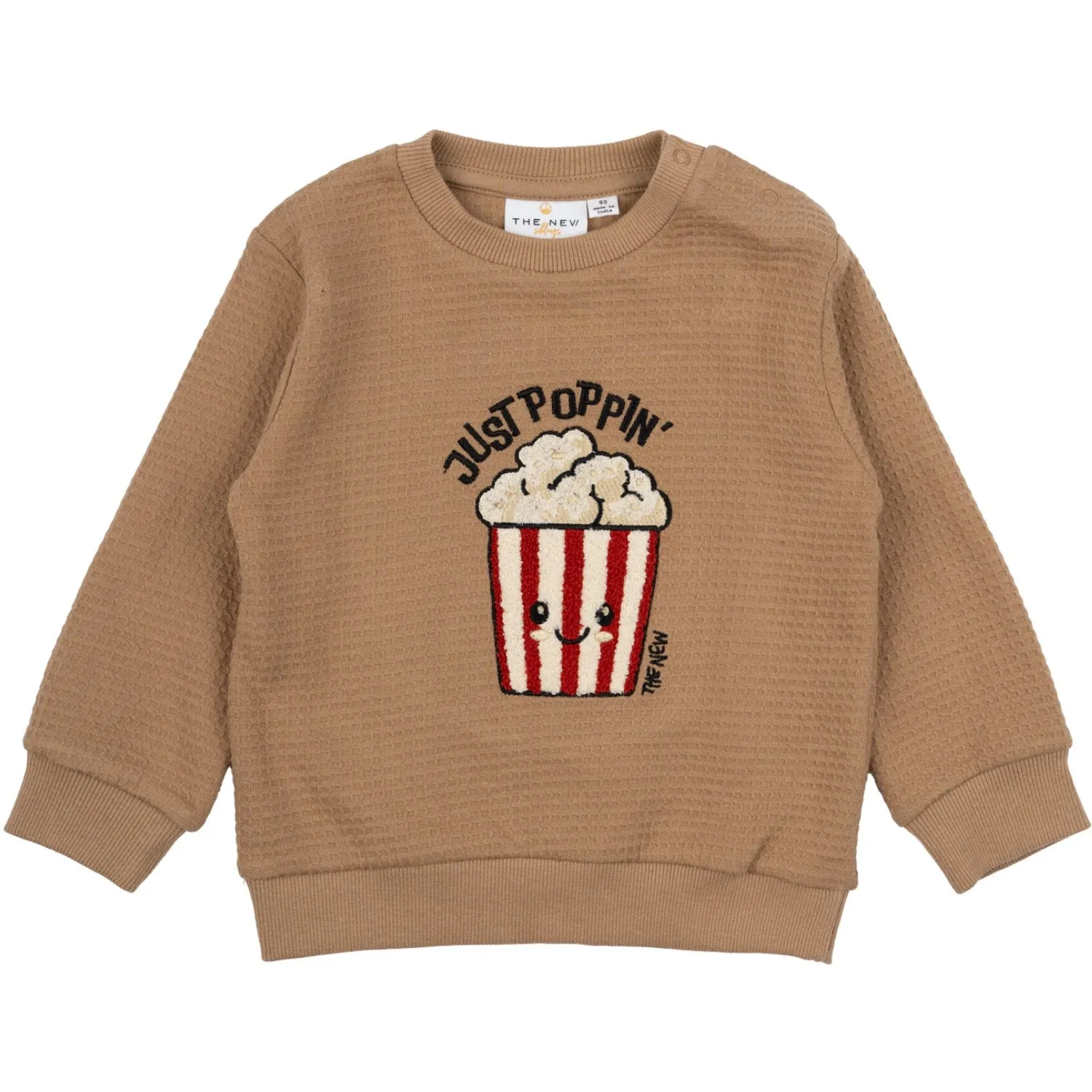 THE NEW Siblings Tannin Ludvig Waffle Sweatshirt Babykids_The-New-Siblings