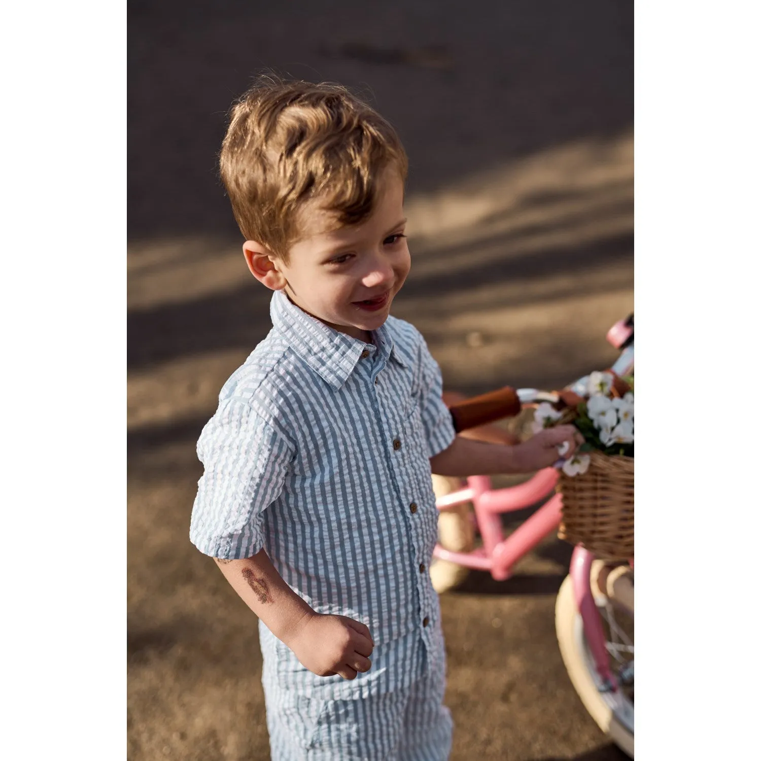 THE NEW Siblings X Luksusbaby Blue Fog Striped Ojo Pants Babykids_The-New-Siblings